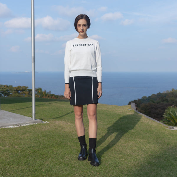 PERFECT TAN｜《SALE》ハリーストレッチ 12Gニット ロゴトップス〈WOMENS〉