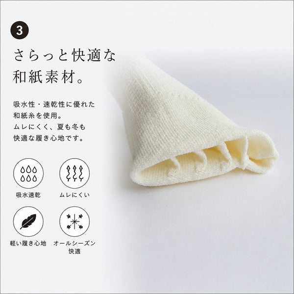 ami amie : 和紙パーティションソックス(22～26cm)/socks_02