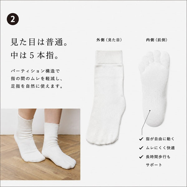 ami amie : 和紙パーティションソックス(22～26cm)/socks_02