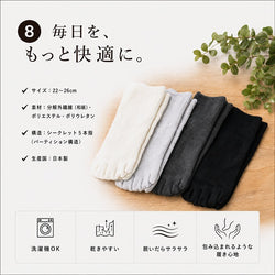 ami amie : 和紙パーティションソックス(22～26cm)/socks_02