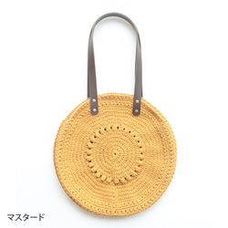 sawada itto：サワダイット-デジタル編み図1909a-1-サークルバッグ