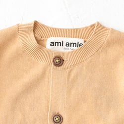 ami amie(OUTLET) : しろくま親子標識カーディガン/221007