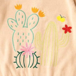 ami amie(OUTLET) :サボテン刺繍カーディガン/221008