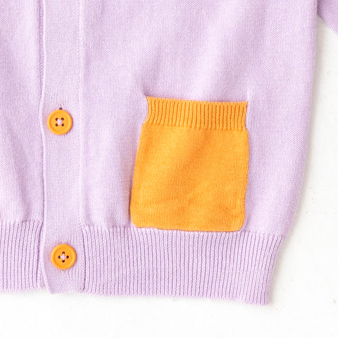 ami amie(OUTLET) :サボテン刺繍カーディガン/221008