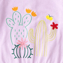 ami amie(OUTLET) :サボテン刺繍カーディガン/221008