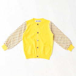 ami amie(OUTLET) : シフォン袖カーディガン/221009