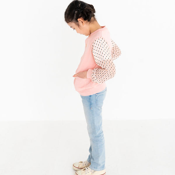 ami amie(OUTLET) : シフォン袖カーディガン/221009