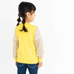ami amie(OUTLET) : シフォン袖カーディガン/221009