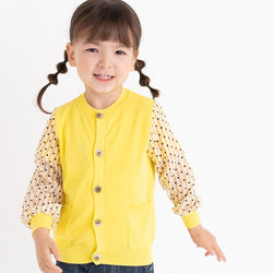 ami amie(OUTLET) : シフォン袖カーディガン/221009