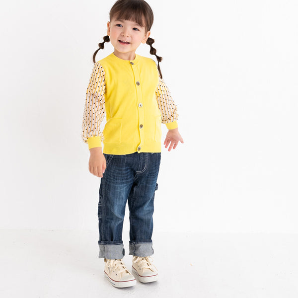 ami amie(OUTLET) : シフォン袖カーディガン/221009