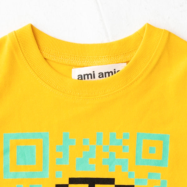 ami amie(OUTLET)  : QRパンダ和紙Tシャツ/221012