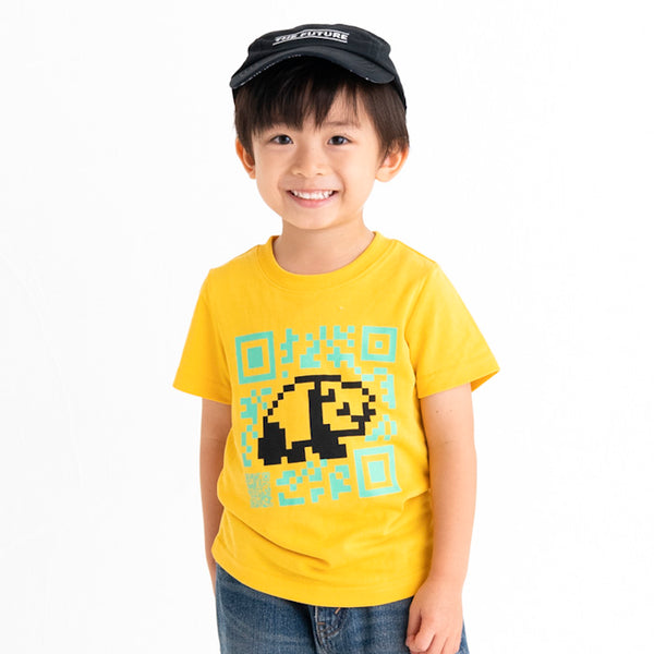 ami amie(OUTLET)  : QRパンダ和紙Tシャツ/221012