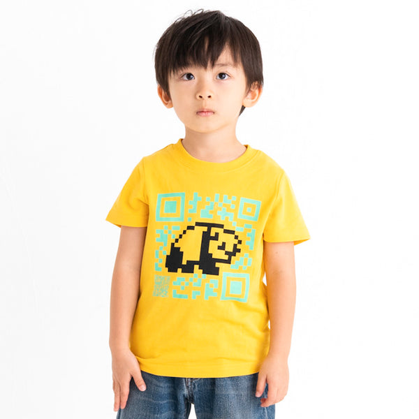 ami amie(OUTLET)  : QRパンダ和紙Tシャツ/221012