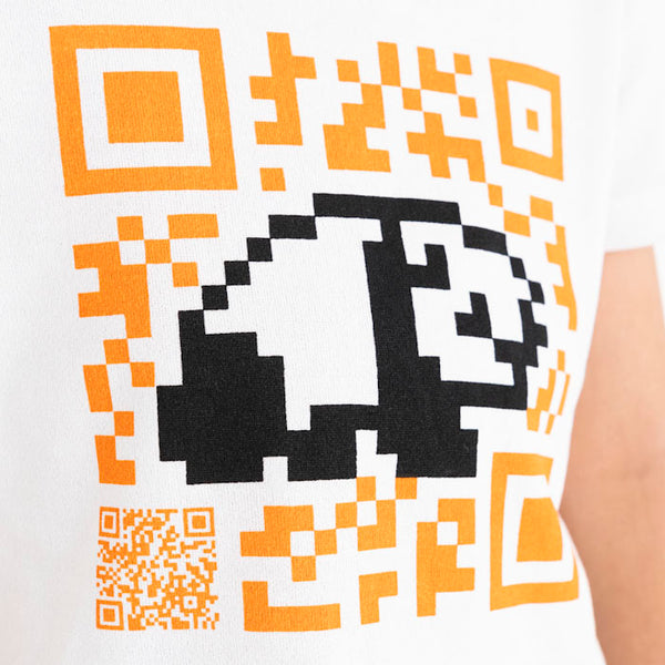 ami amie(OUTLET)  : QRパンダ和紙Tシャツ/221012