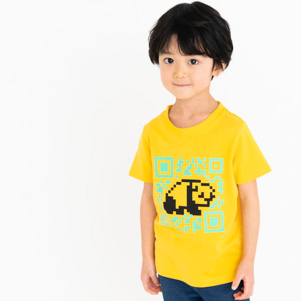 ami amie(OUTLET)  : QRパンダ和紙Tシャツ/221012