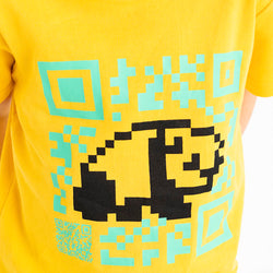 ami amie(OUTLET)  : QRパンダ和紙Tシャツ/221012