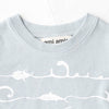 ami amie(OUTLET) : 深海魚ボーダー和紙Tシャツ/221015