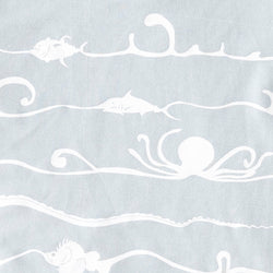 ami amie(OUTLET) : 深海魚ボーダー和紙Tシャツ/221015