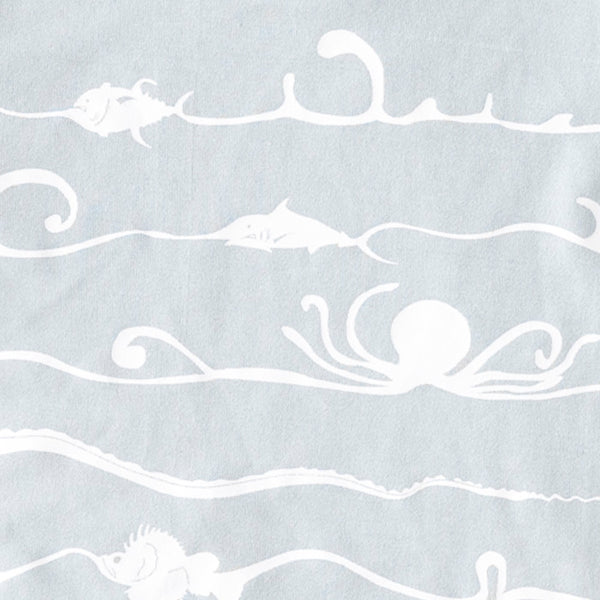 ami amie(OUTLET) : 深海魚ボーダー和紙Tシャツ/221015