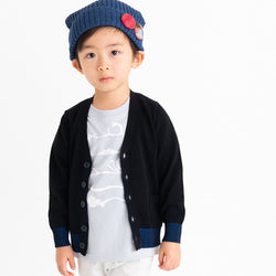 ami amie(OUTLET) : 深海魚ボーダー和紙Tシャツ/221015