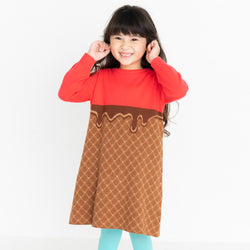 ピンク：身長115cm  着用115cm