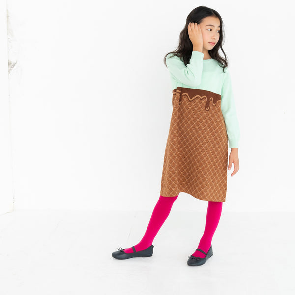 ライトグリーン：身長129cm  着用130cm