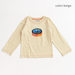 ami amie(OUTLET) : ツナ缶ロングTシャツ/231011