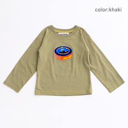 ami amie(OUTLET) : ツナ缶ロングTシャツ/231011
