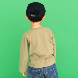 カーキ　モデル身長:102cm 着用サイズ:100cm