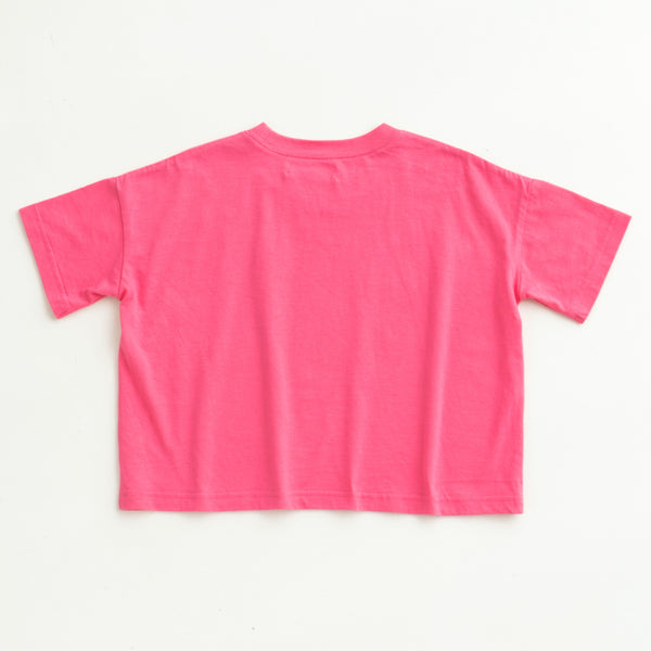 ami amie(OUTLET) : ランドリーロゴTシャツ/231014