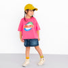 ami amie(OUTLET) : ランドリーロゴTシャツ/231014