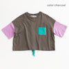ami amie(OUTLET) : たてがみ付きワイドTシャツ/231016