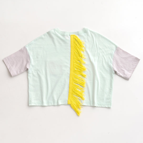 ami amie(OUTLET) : たてがみ付きワイドTシャツ/231016