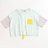 ami amie(OUTLET) : たてがみ付きワイドTシャツ/231016