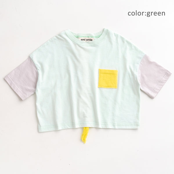 ami amie(OUTLET) : たてがみ付きワイドTシャツ/231016