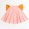 ami amie(OUTLET) : ドットシフォン袖Aラインワンピース/231024