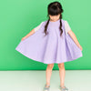 ami amie(OUTLET) : ドットシフォン袖Aラインワンピース/231024