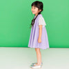 ami amie(OUTLET) : ドットシフォン袖Aラインワンピース/231024