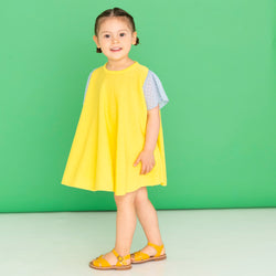 ami amie(OUTLET) : ドットシフォン袖Aラインワンピース/231024