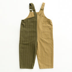 ami amie(OUTLET) : カラー切替ストライプサロペット/231025