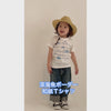 ami amie(OUTLET) : 深海魚ボーダー和紙Tシャツ/221015