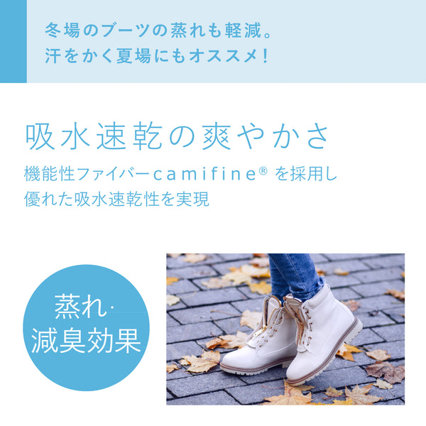 marusawa:Camicks｜カミックス(22～24cm)-ロング丈シークレット五本指ソックス-/camicks-01