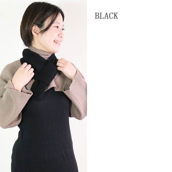 ami amie : カシミヤ100%コンパクトマフラー/knit_muffler