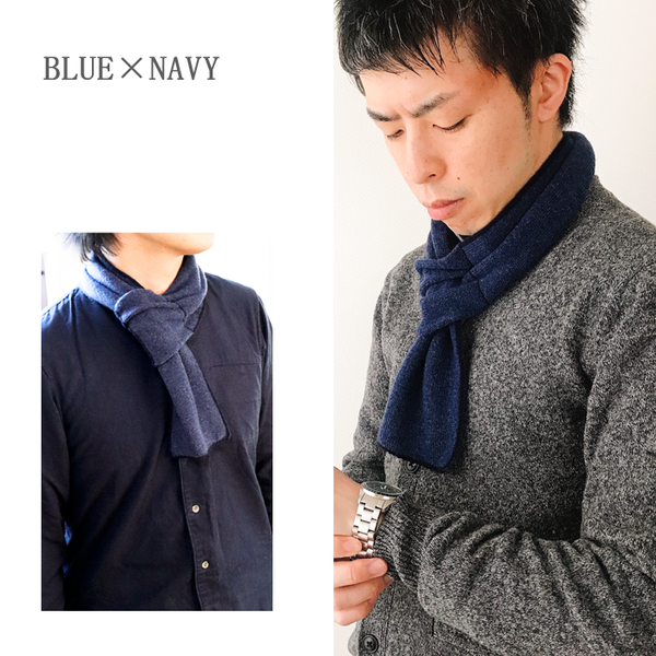 ami amie : カシミヤ100%コンパクトマフラー/knit_muffler